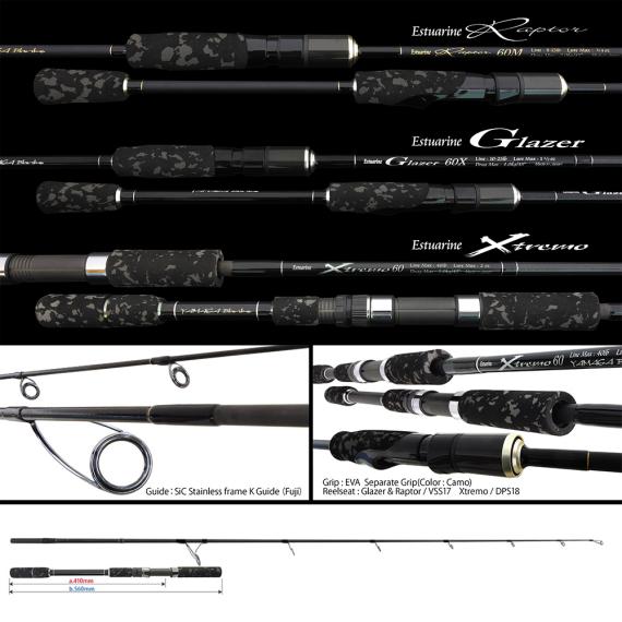 Lanseta Yamaga Blanks Estuarine Xtremo 65, 1.95m, 56g, 2buc YB15535