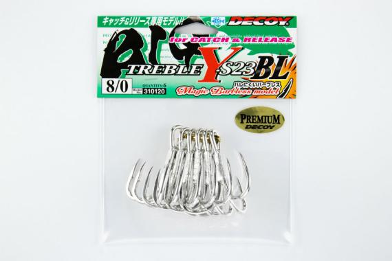 Ancora decoy y-s23bl big treble nr.7/0 magic barbless 310113