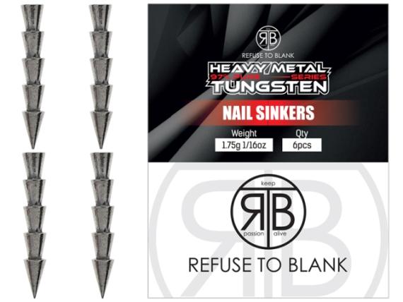 Tungsten nail sinkers, Rtb