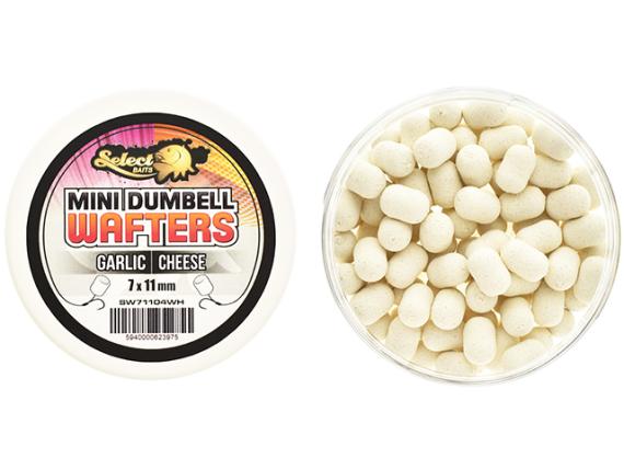 Mini dumbells wafters garlic cheese 7 x 11mm, Select baits