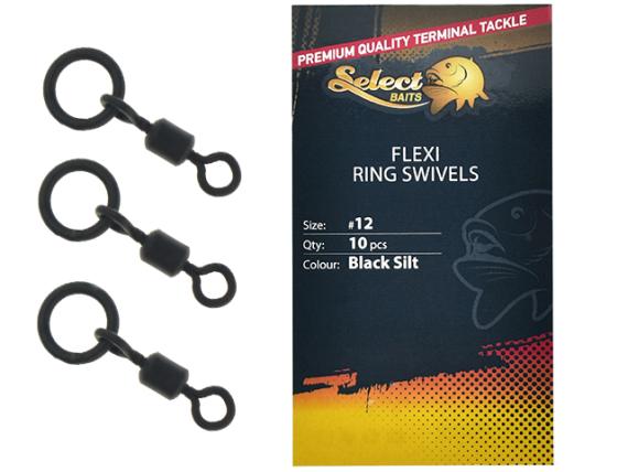Flexi ring swivels, Select baits