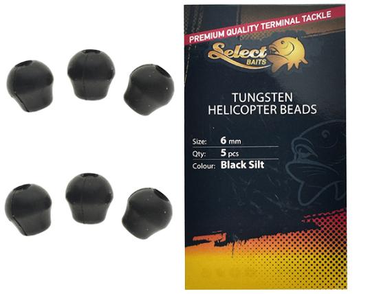 Tungsten helicopter beads, Select baits
