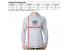 Rtb uv long sleeve hoodie upf 50+ bright white