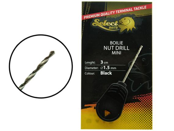 Burghiu boilie and nut drill mini, Select baits