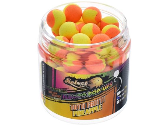 Pop-up two-tone tutti frutti-pineapple Select baits