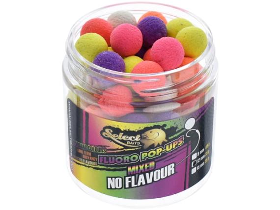 Pop-up mixed fluro no flavour, Select baits