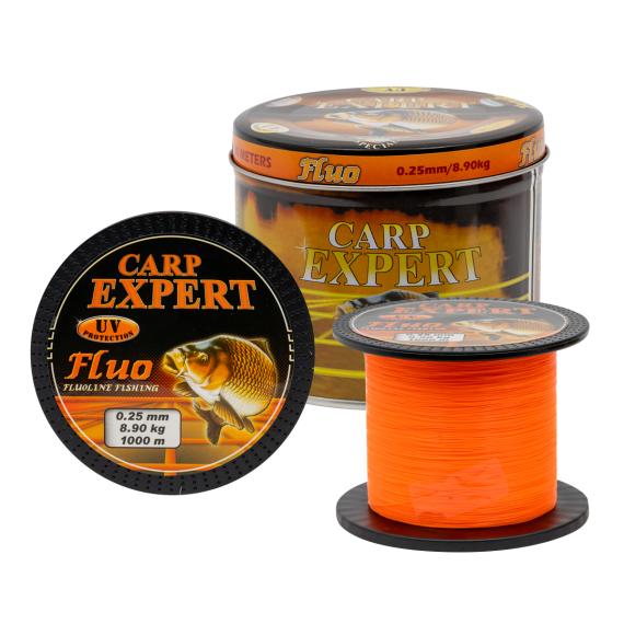 Fir carp expert uv fluo-orange 0,25mm 1000m cutie