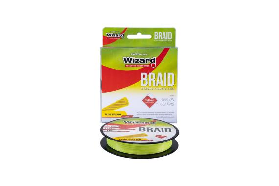 Wizard braid yellow 135m 0,15 135m 11,66kg fluo ye