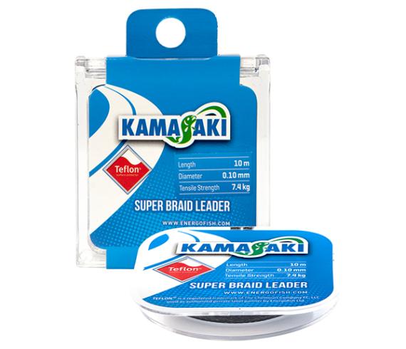 Kamasaki super braid leader 10m 0.12mm 9,6kg