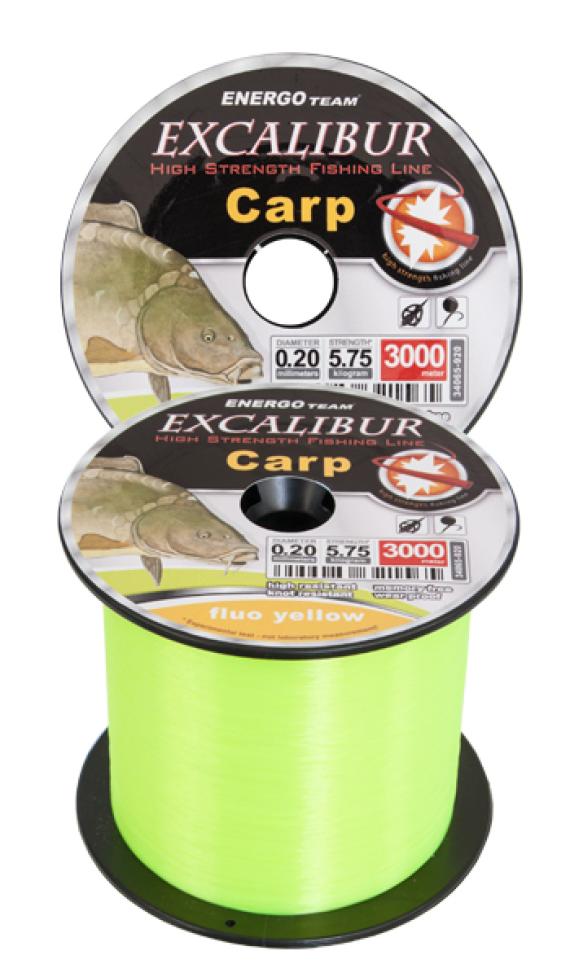 Fir excalibur carp feeder fluo galben 3000m 020mm