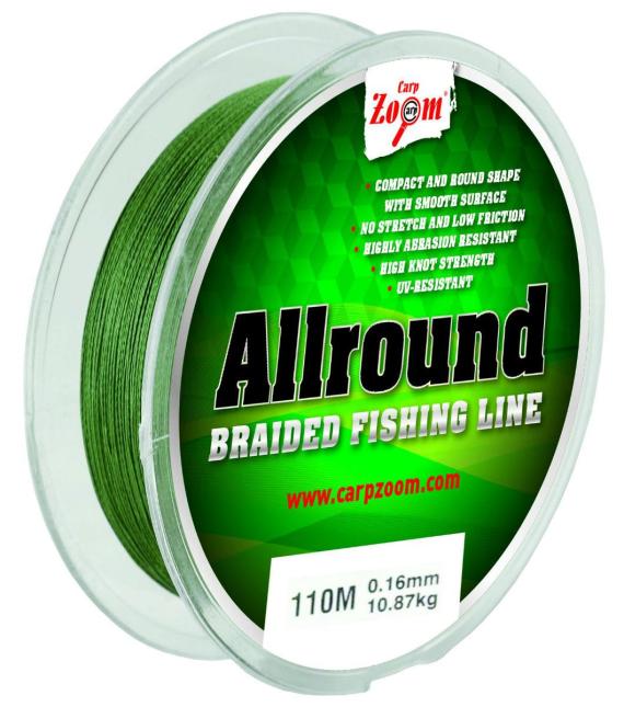 Fir textil allround fishing 110m 0.14mm 9.43kg verde cz0252