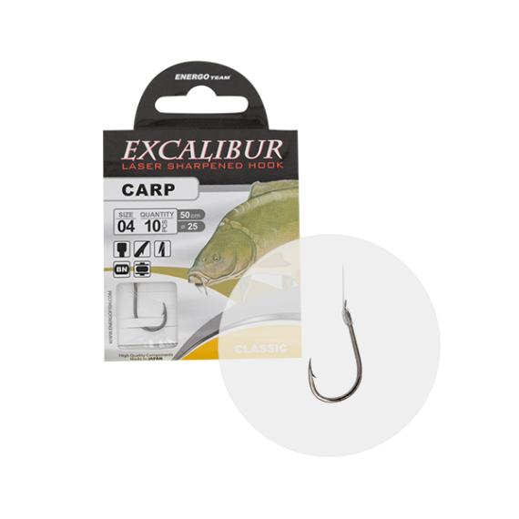 Carlige Legate EnergoTema Excalibur Carp Classic BN 10buc/plic