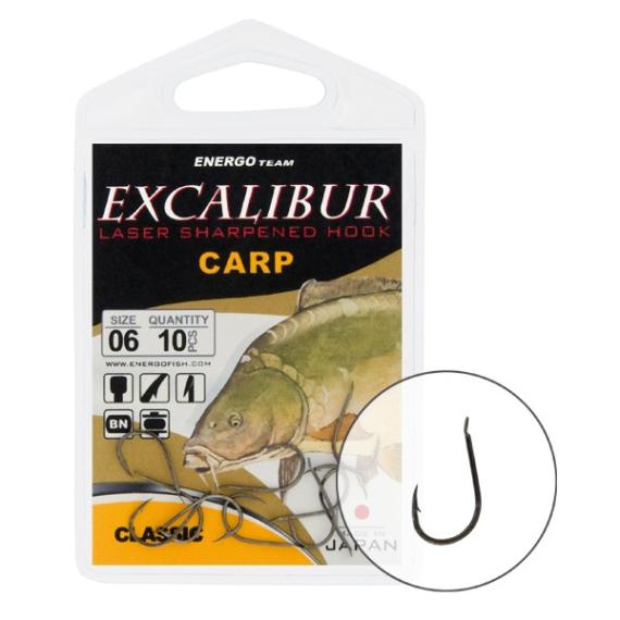 Carlige excalibur carp classic ns nr 1 (6buc/plic)