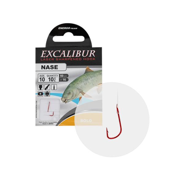 Carlige Legate EnergoTeam Excalibur Bolo Red 10buc/plic