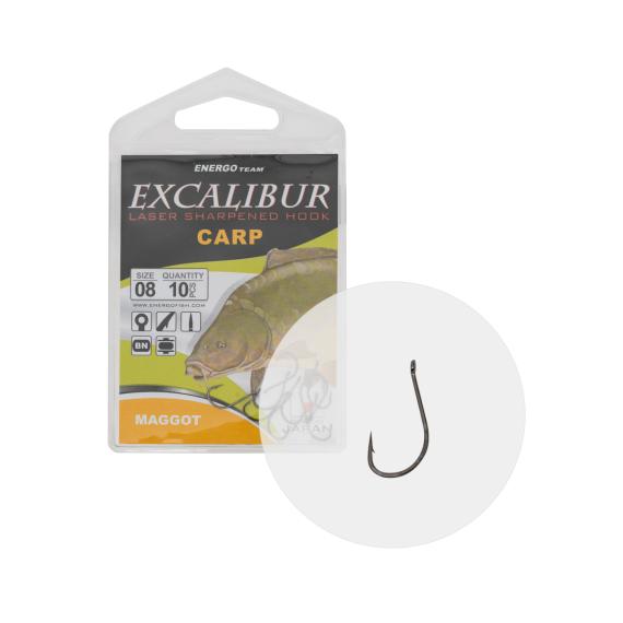 Carlige excalibur carp maggot ns nr. 8