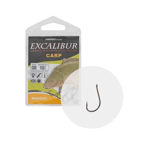 Carlige excalibur carp maggot ns 10