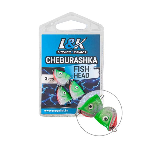 L&k cheburashka fish head 6g 3buc/plic
