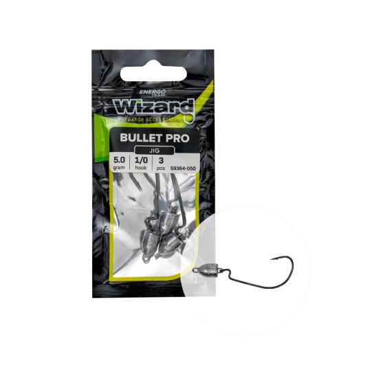 Wizard bullet pro jig 5g 1/0 3pcs/bag