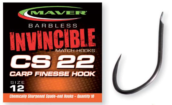 Carlige Maver Seria Invincible CS22 Carp Finesse, 10buc/plic G1010