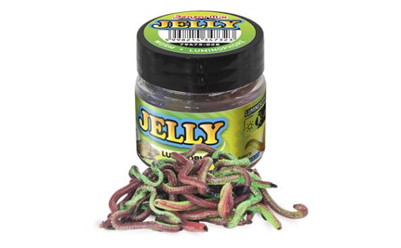 Benzar jelly baits baby worm galben