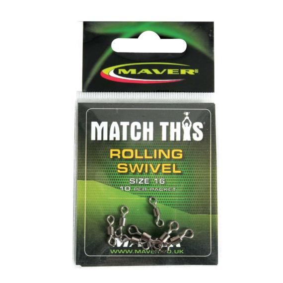 Vartej Rolling Swivel Maver Match This, 10buc/plic R150