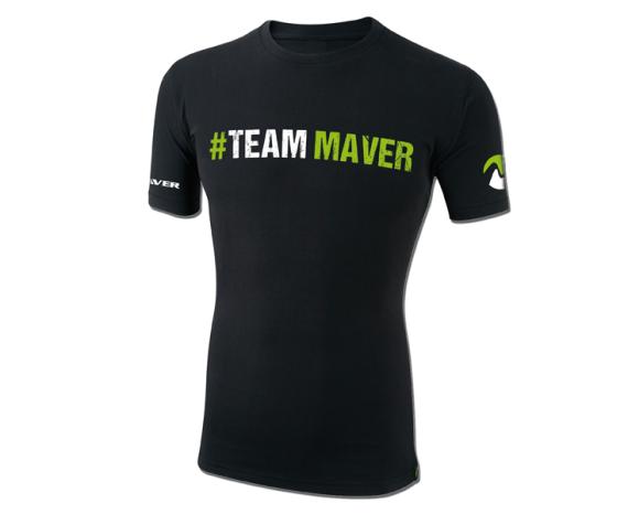 Tricou team maver black xxl n1233