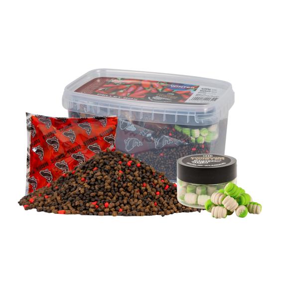 Benzar mix winter pellet box sepie + twister