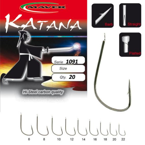 Carlige Maver Katana 1091 Bronze, 20 buc/plic 1091A004