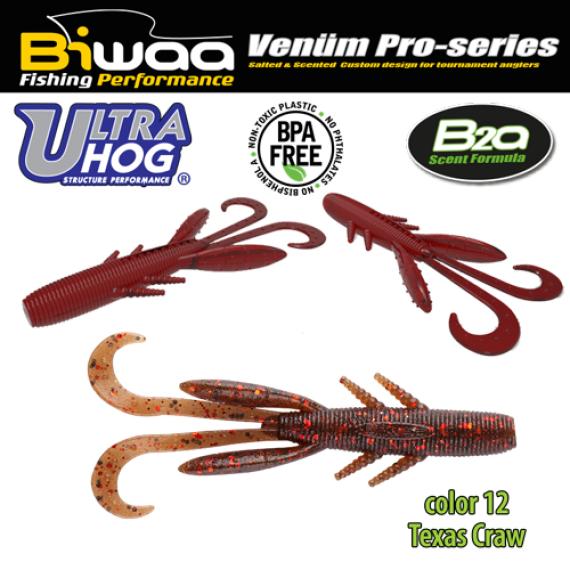 Naluca Biwaa Ultra Hog Texas Craw 10cm, 8buc/plic B001492