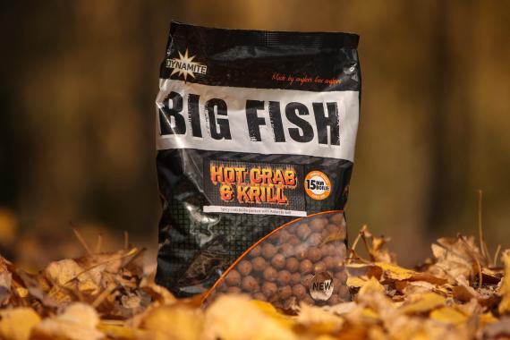 Hot crab & krill - 15mm boilie 1kg