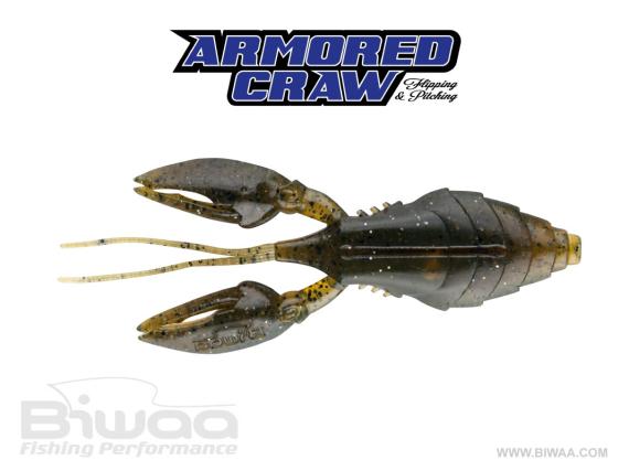 Naluca Biwaa Armored Craw Green Pumpkin 10cm, 6buc/plic B000448