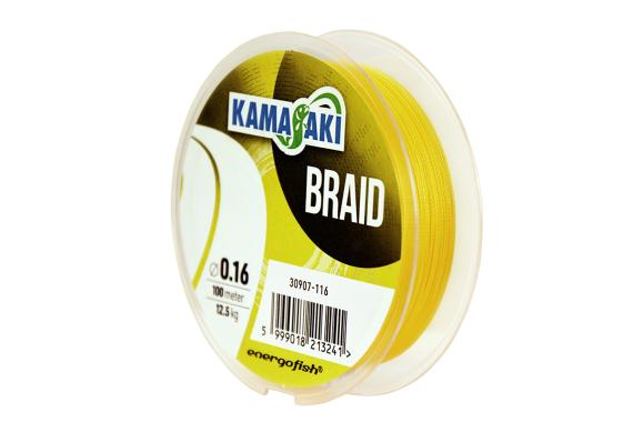 Fir kamasaki braid yellow 0.16mm