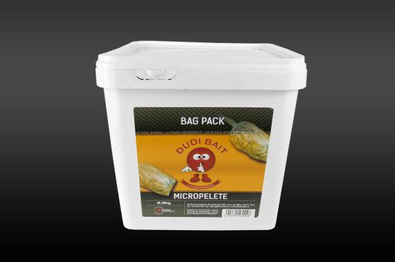 Bag Pack Dudi Bait Micropelete, 2.5kg Amestec de Micropelete + 1 Flacon 250ml Atractant Lichid