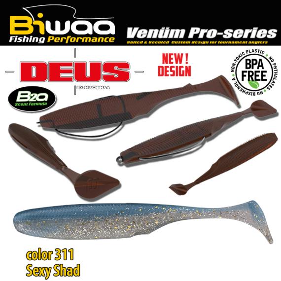 Shad Biwaa Deus Sexy Shad, 10cm, 7buc/plic B001204