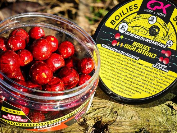 Boilies Solubil de Carlig CPK High Attract, 16&20mm, 150g