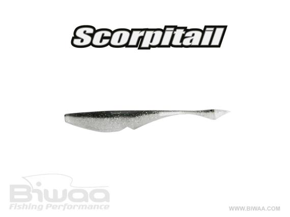 Shad Biwaa Scorpitail Silver Minnow 13cm, 5buc/plic B000409