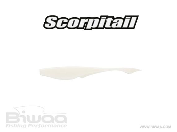 Shad Biwaa Scorpitail Pearl White 13cm, 5buc/plic B000450