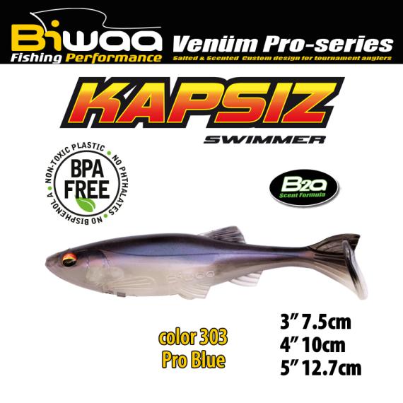 Shad Biwaa Kapsiz 3", Pro Blue 303, 7.5cm, 7buc/blister B001634