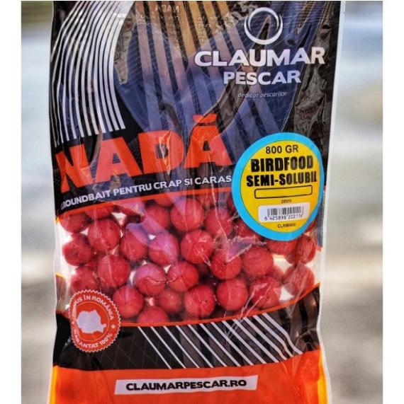 Boilies Claumar Birdfood Tare Capsuna 20mm 800gr clm90651