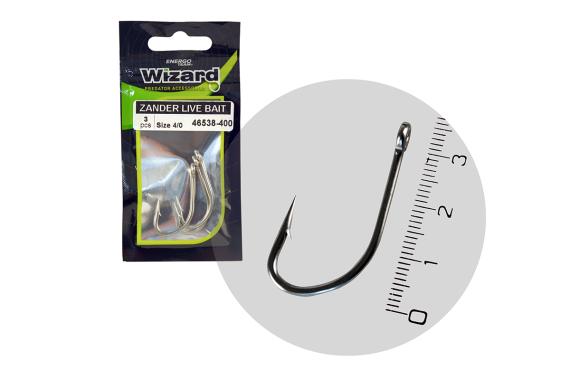 Wizard zander live bait pro 4/0 3buc 46538-400