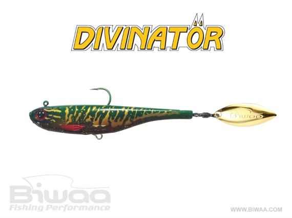 Spinnertail Biwaa Divinator Junior, 72 Motor Oil Pike, 14cm, 22g B001674
