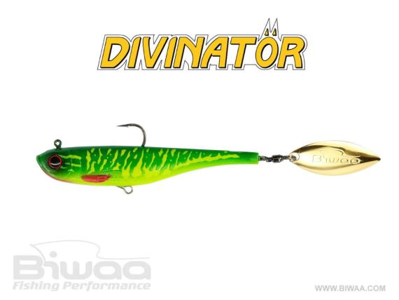 Spinnertail Biwaa Divinator Junior, 73 Hot Chart Pike, 14cm, 22g B001675