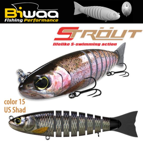 Vobler Swimbait Biwaa Strout US Shad, 16cm, 52g B000531