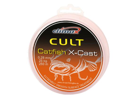 Fir Textil Climax Cult Catfish X-cast, Red-Brown, 250m 9191-10250-028