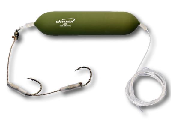 Montura pentru Somn Climax Cult Catfish Lobworm Rig Combi Single/Treble Hooks, 1 x Carlig Nr. 7/0, 1 x Ancora Nr. 2/0, 1.00/1.30mm/54kg, 180cm 9910-00017-100