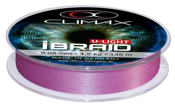 Fir climax ibraid u-light fluo purple 135m 0.08mm 6.0kg 9411-10135-008