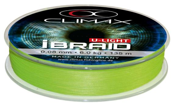 Fir climax ibraid u-light chartreuse 135m 0.08mm 6.0kg 9412-10135-008