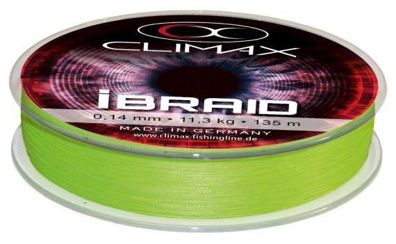 Fir climax ibraid x8 chartreuse 135m 0.28mm 26.8kg 9402-10135-028