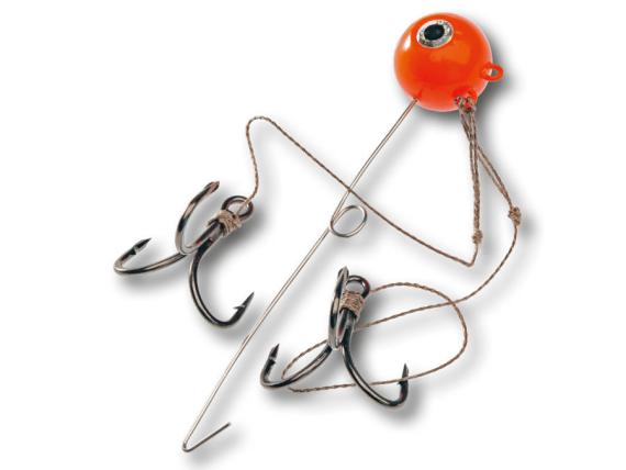 Montura pentru Somn Climax Cult Catfish Jig Deadbait 190g (Red), Ancora nr.4/0 9910-00023-190