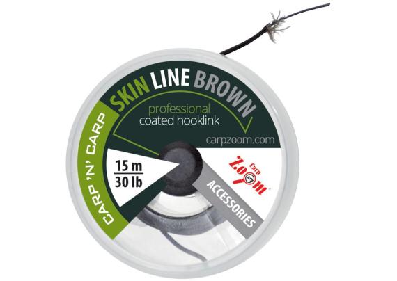 Fir Textil Carp Zoom Skinline x4, 15m, Matt Brown CZ3726